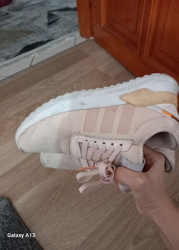 Adidas pembe spor ayakkabı - Görsel 5