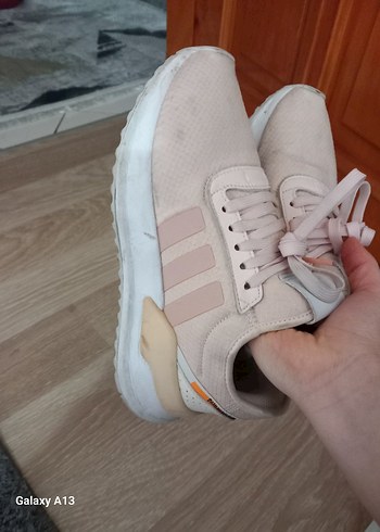 Adidas pembe spor ayakkabı - Görsel 4