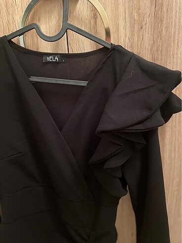 Siyah elbise - Görsel 6