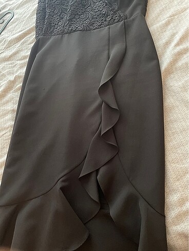 Siyah kalem elbise - Görsel 7