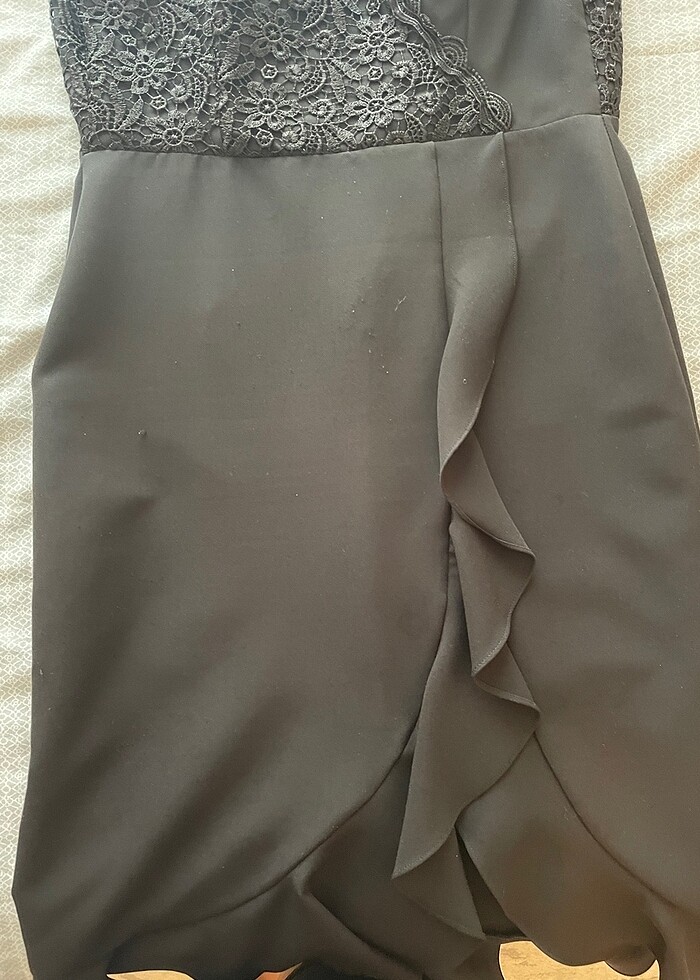 Siyah kalem elbise - Görsel 2