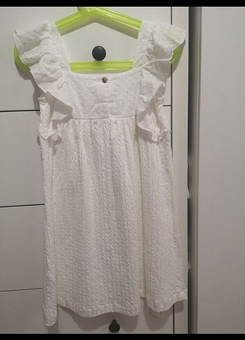 5 Yaş Beden beyaz Renk Zara kız çocuk elbise 5 6 yaş 