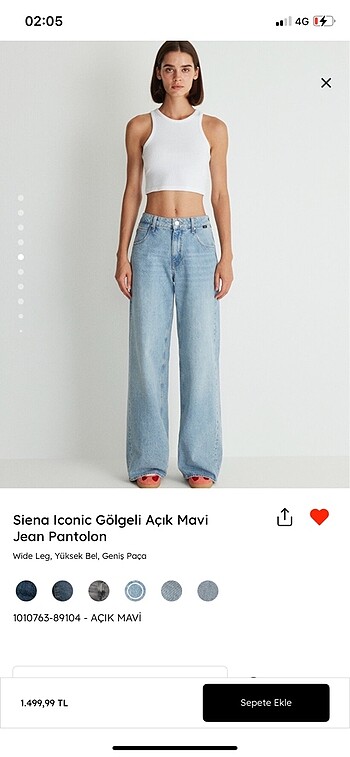 Mavi Jeans Siena iconic pantolon 26/32 beden26 boy32