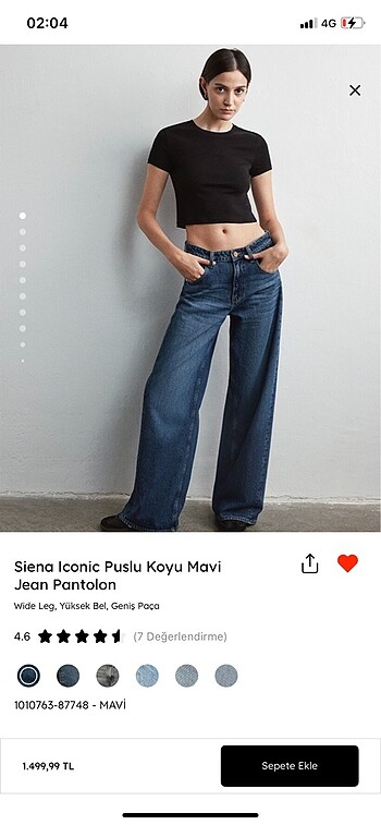 Siena iconic pantolon 26/32 beden26 boy32