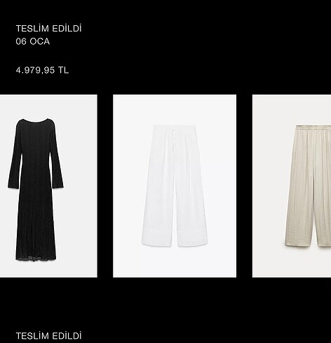 Zara Zara keten pantolon etiketli