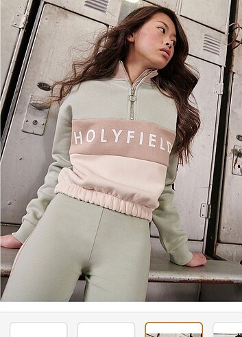 s Beden kahverengi Renk Kışlık crop sweatshirt