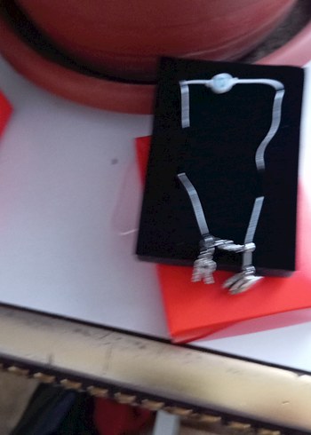 gümüş Zincir Detaylı Kadın Kolye - Görsel 3