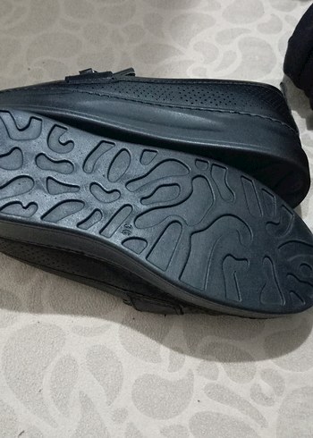 Siyah Parlak Tokalı Platform Topuklu Goth Loafer - Görsel 4