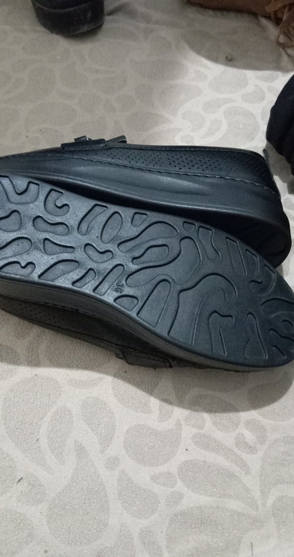 Siyah Parlak Tokalı Platform Topuklu Goth Loafer - Görsel 4