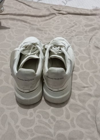 Beyaz Kadın Sneaker Stiletto Topuklu - Görsel 3