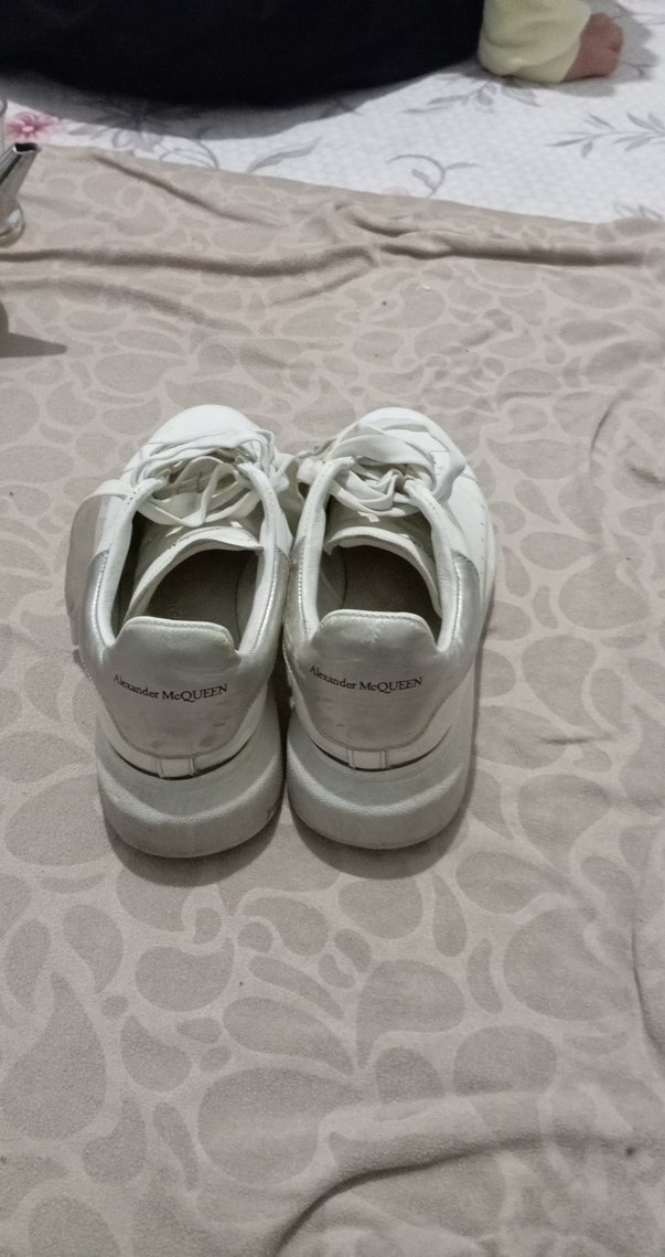 Beyaz Kadın Sneaker Stiletto Topuklu - Görsel 3