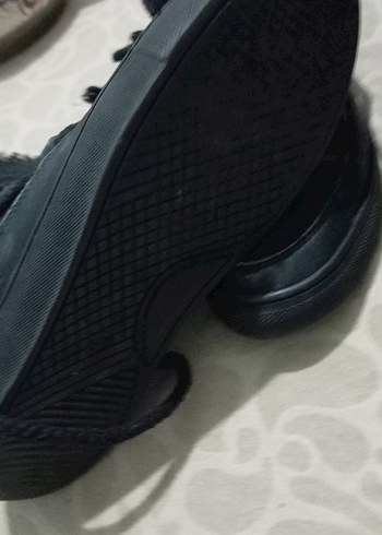 Siyah Kürklü Kadın Dolgu Topuk Bot - Görsel 3