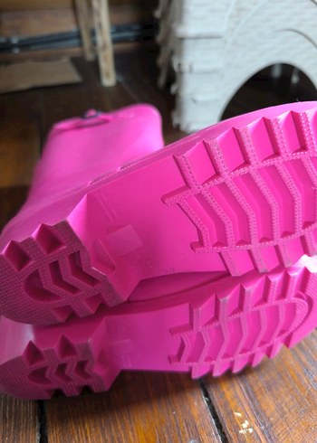 Kızlar için Pembe Lastik Çizme - Görsel 6