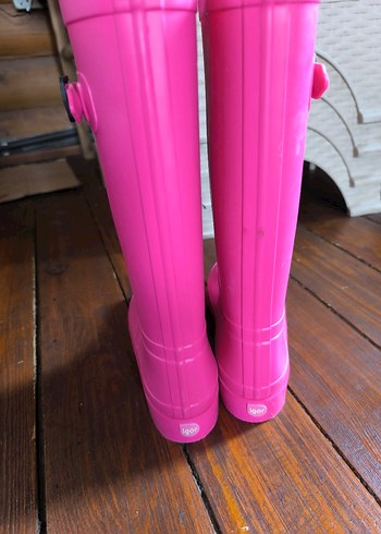 Kızlar için Pembe Lastik Çizme - Görsel 2