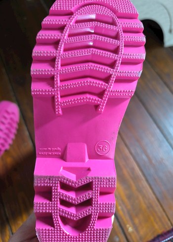 Kızlar için Pembe Lastik Çizme - Görsel 3