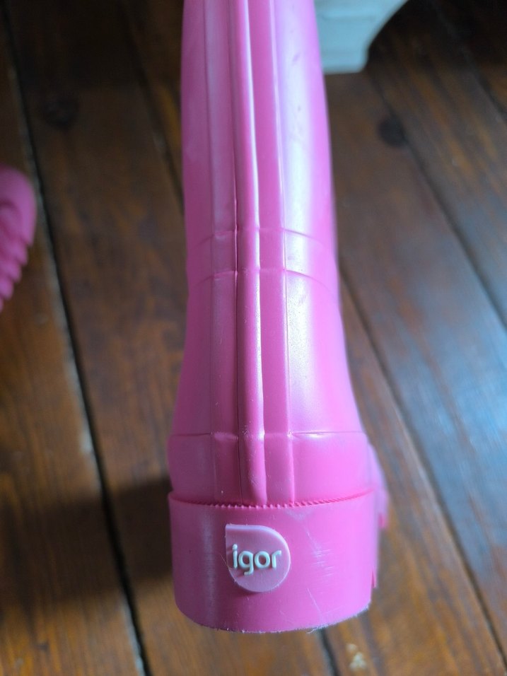 Kızlar için Pembe Lastik Çizme - Görsel 4