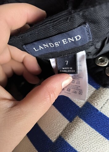 7 Yaş Beden Land's end Kar pantolon