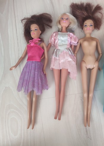 Barbie Barbie bebekler Pastel Renkli Çeşitli Bebek Seti