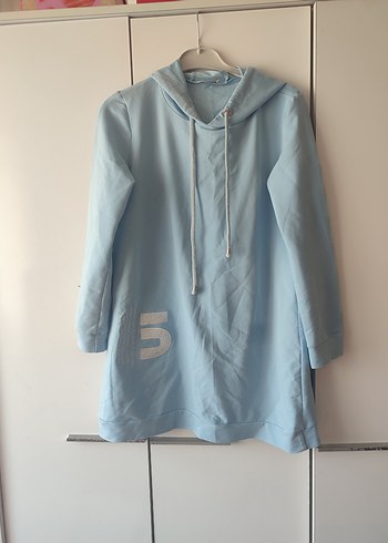 Diger Mavi Kapüşonlu Sweatshirt