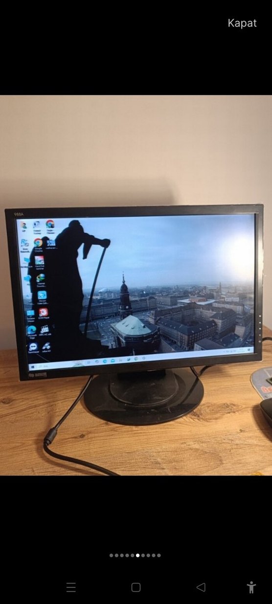 Siyah İnce Çerçeveli Monitör - Görsel 3