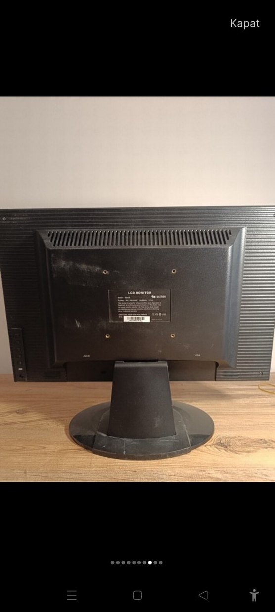 Siyah İnce Çerçeveli Monitör - Görsel 4