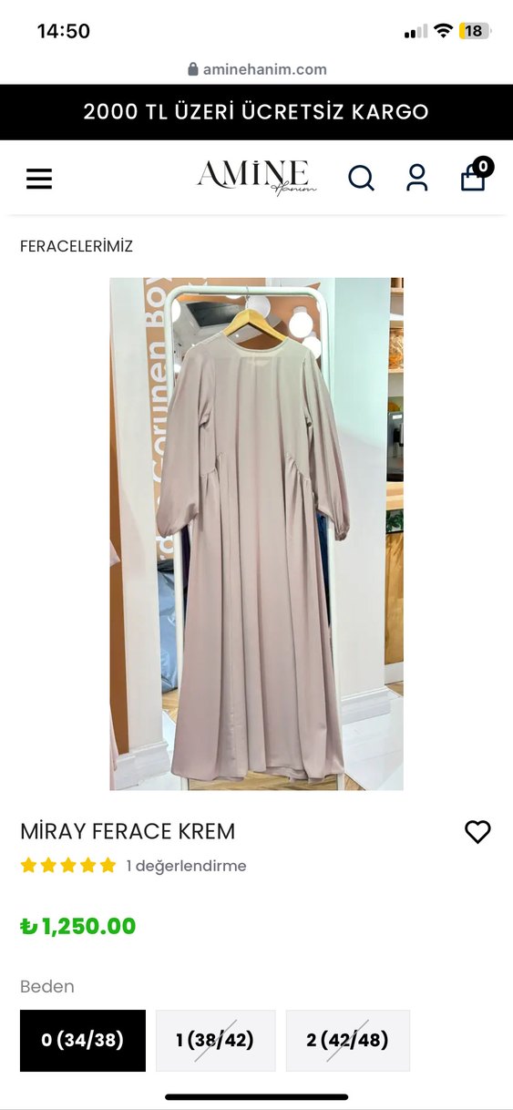 Amine hanım Acı kahve miray elbise ferace - Görsel 2