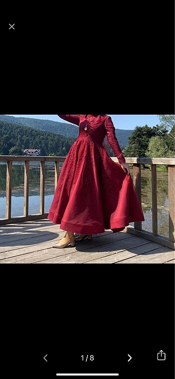 Tesettür nişanlık kınalık abiye