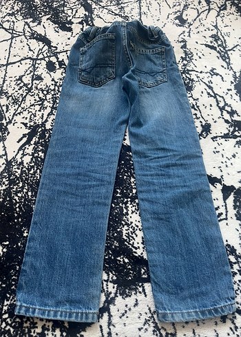 7 Yaş Beden Erkek Çocuk kot Bol Kesim Denim Pantolon
