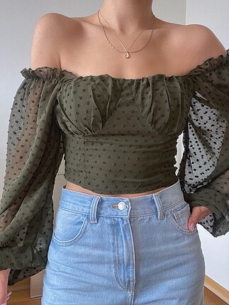 Büstiyer Crop bluz