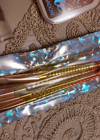 Renkli Denizkızı Makyaj Fırçası Seti - Görsel 2