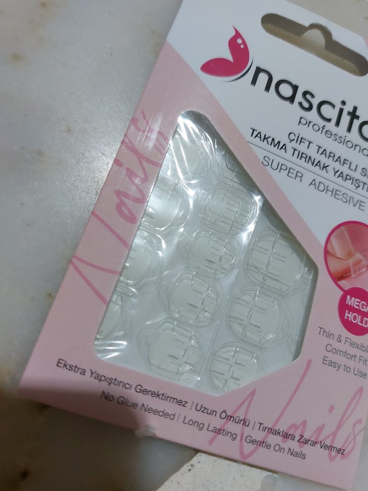 Nascita Çift Taraflı Silikon Takma Tırnak Yapıştırıcısı - Görsel 2