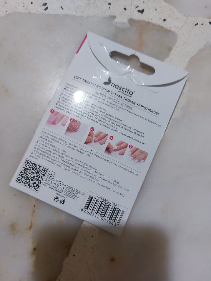 Nascita Çift Taraflı Silikon Takma Tırnak Yapıştırıcısı - Görsel 3