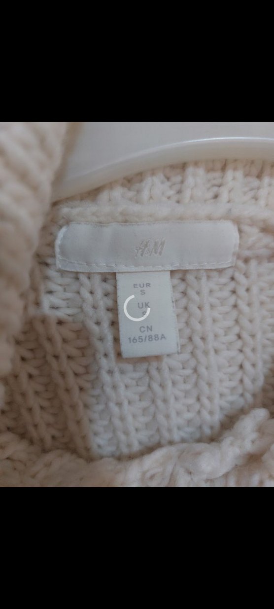 h&m kalın örgü yün Kadın Kazak - Görsel 4