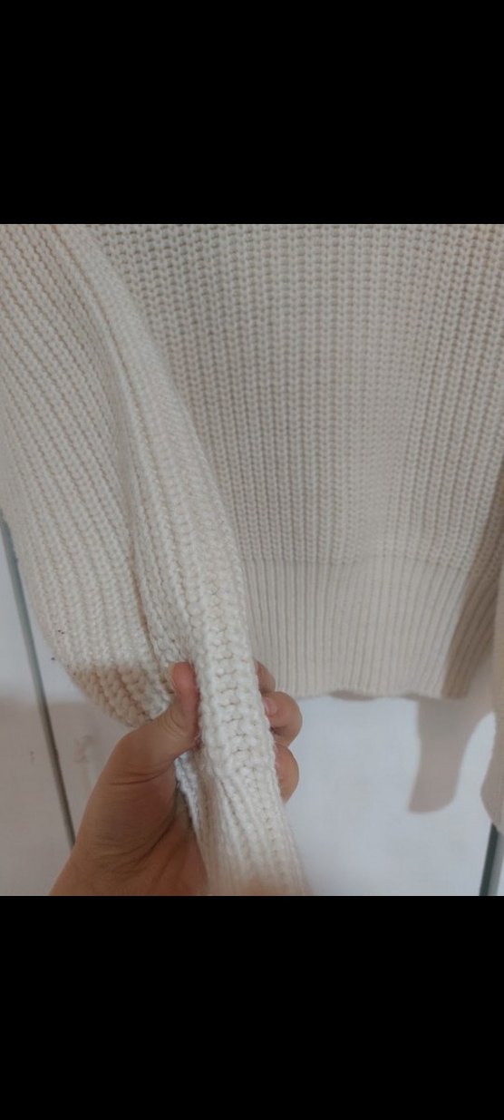 h&m kalın örgü yün Kadın Kazak - Görsel 3