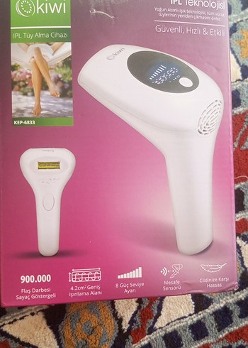 Kiwi IPL Lazer Epilasyon Cihazı Beyaz