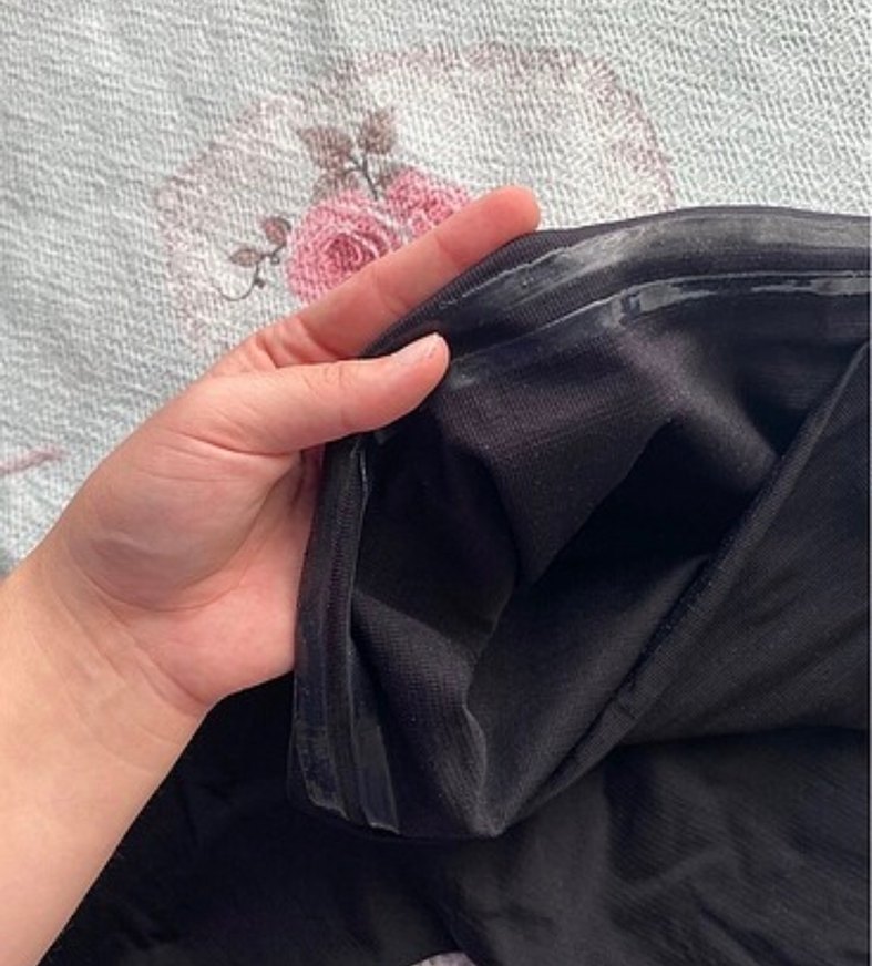 Siyah Elastik Hamile ve Zayıflama taytı - Görsel 2