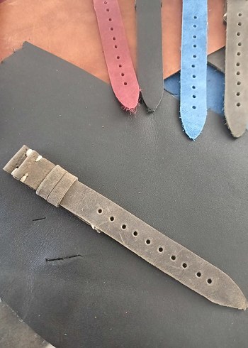gerçek deri el yapımı saat kordonları - Görsel 6