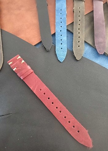 gerçek deri el yapımı saat kordonları - Görsel 7