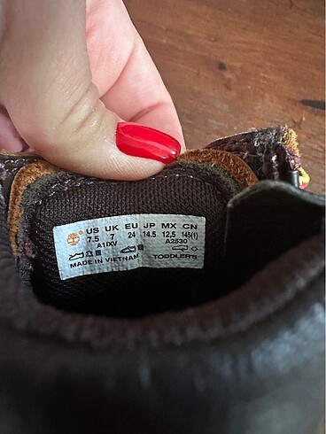 24 Beden Timberland Çocuk Bot