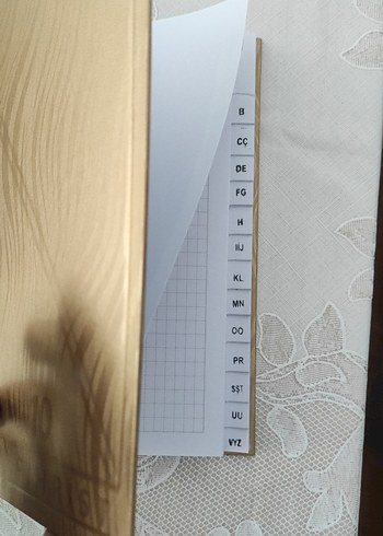 Beden Renk Bej ve Koyu Renkli Fihrist Defterleri