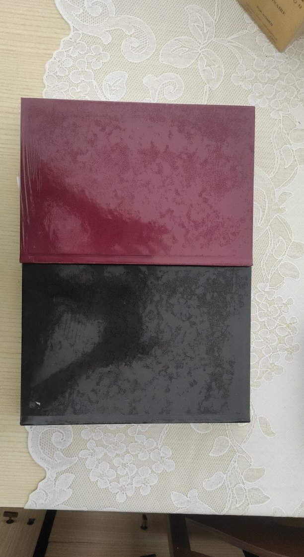 Kasa Defteri - Bordo ve Siyah Set - Görsel 3