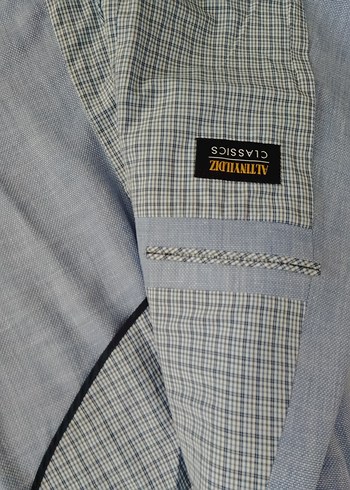 mavi Erkek ceket
, Düğmeli, Regular Fit - Görsel 5