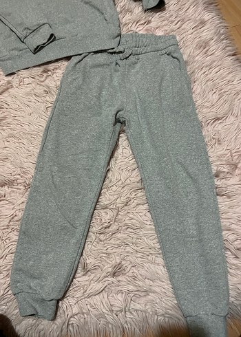 Gri Kız Eşofman Takımı, Rahat Kesim - Görsel 2