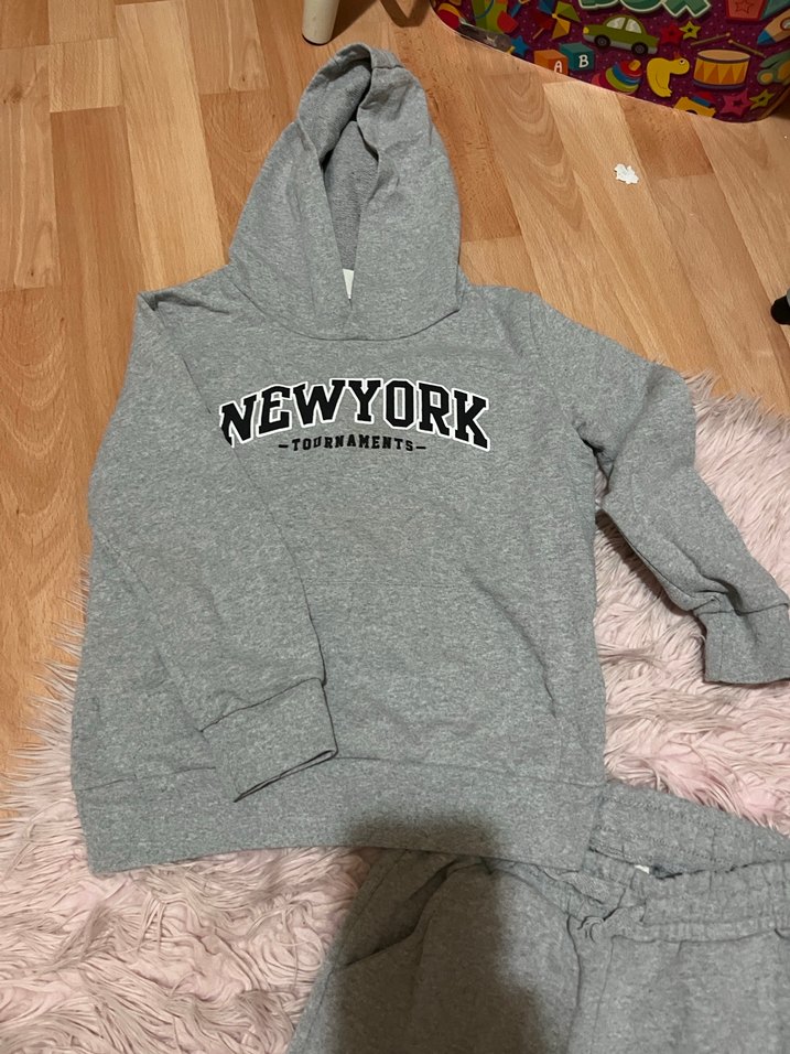 Gri Kız Eşofman Takımı, Rahat Kesim - Görsel 3