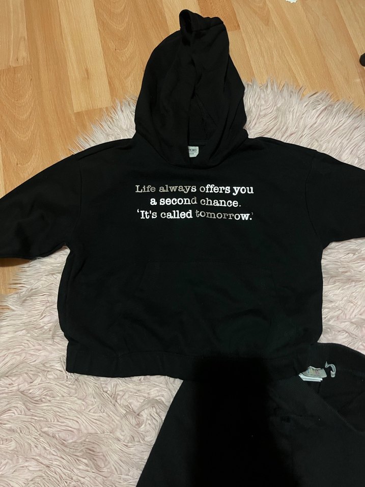 Kapişonlu sweet ve eşofman - Görsel 2