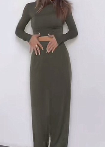 Kadın Uzun Kollu Yüksek Yaka takım - Görsel 2