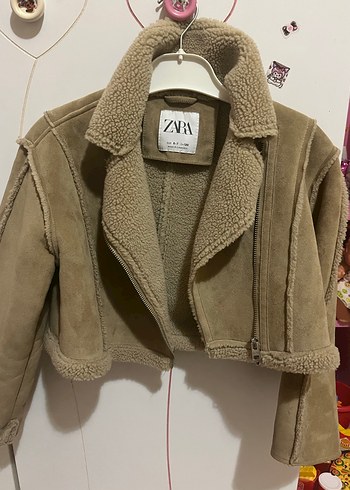 Zara kürklü biker ceket orijinal - Görsel 2