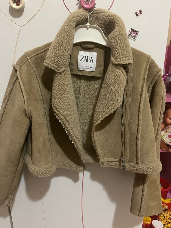 Zara kürklü biker ceket orijinal - Görsel 2