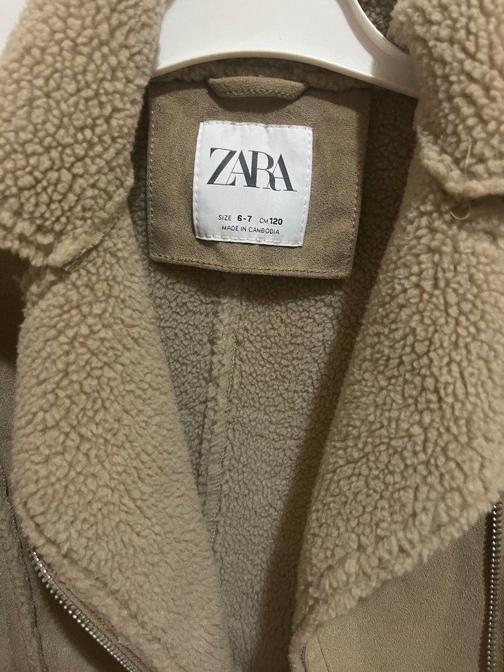 Zara kürklü biker ceket orijinal - Görsel 3