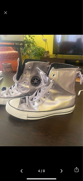 37 Beden gri Renk Orijinal converse